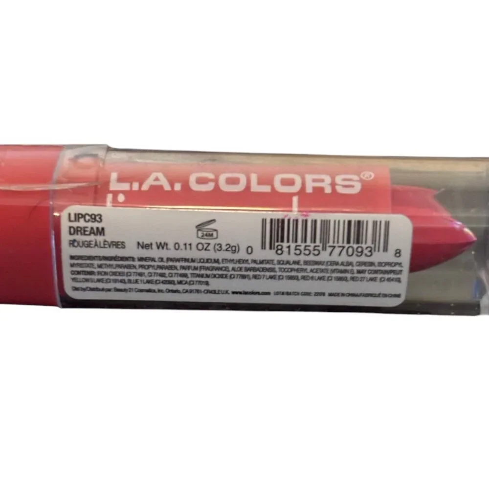 L.A. COLORS Moisture Rich Lip Color,‎ LIPC93 Dream Sealed- New without Box